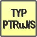 Piktogram - Typ: PTRuJ/S